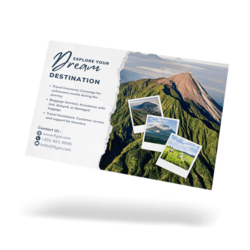 Explore Your Dream Destination travel postcard
