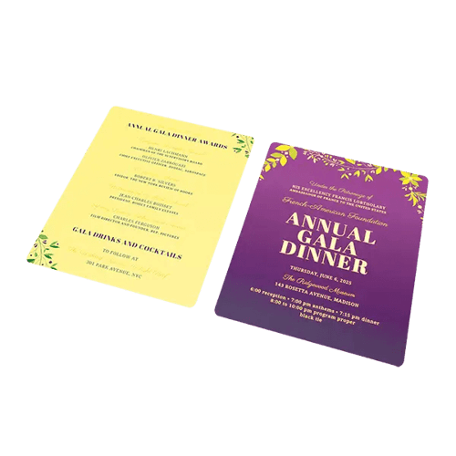 Annual gala dinner event invitation cards