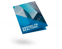 Brooklyn Realtors presentation folder with skyline