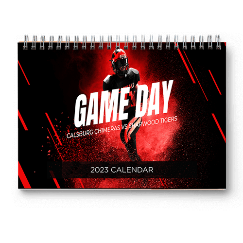 Game Day 2023 football wall calendar