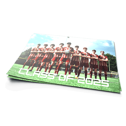 Class of 2025 soccer team photo poster