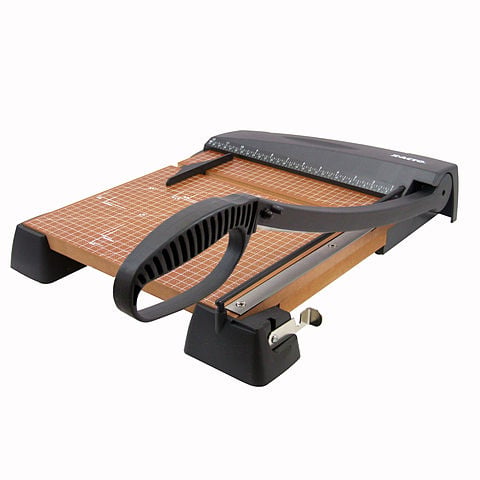 Guillotine cutter is useful when you need to create full bleed effect with at home prints