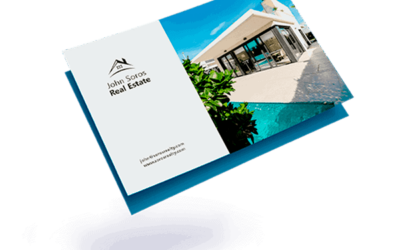 Real estate postcards