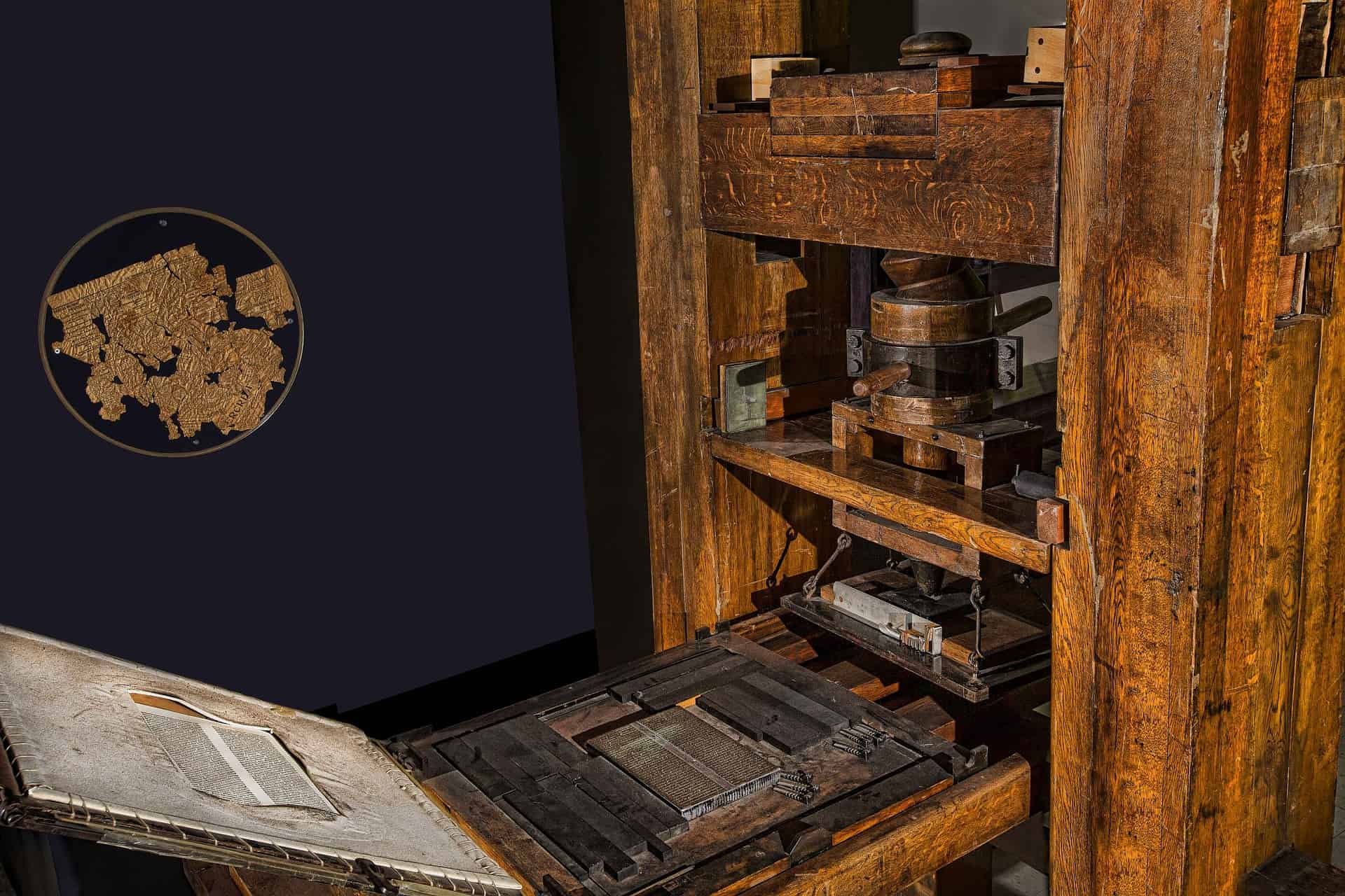 Johannes gutenberg printing press hotsell
