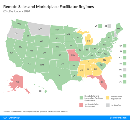 Sales Tax map