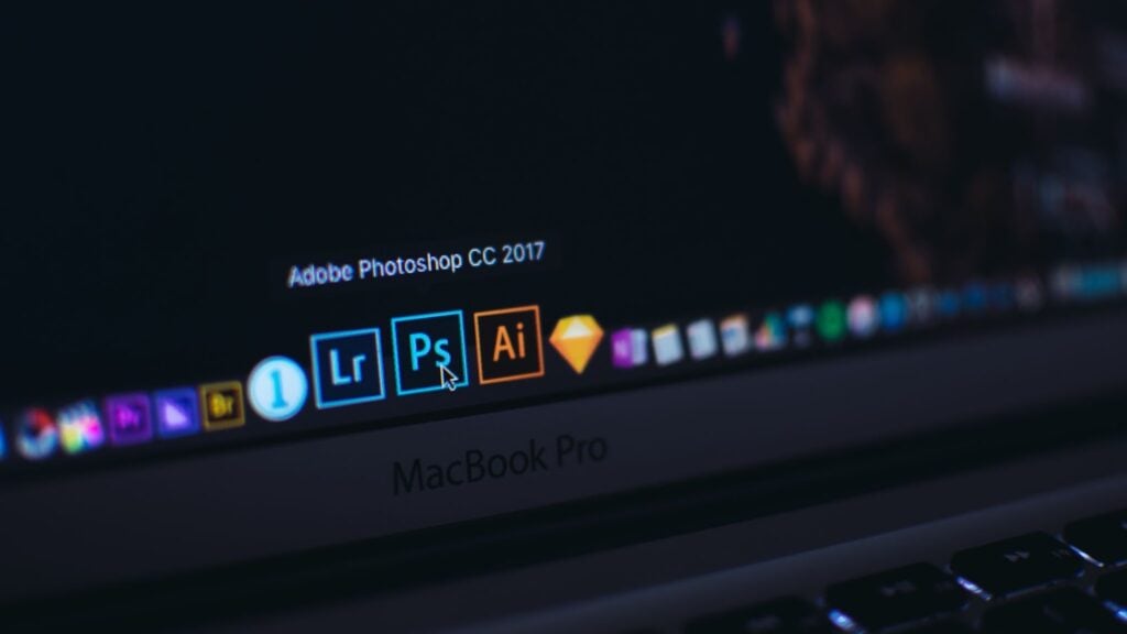 Design programs on computer taskbar