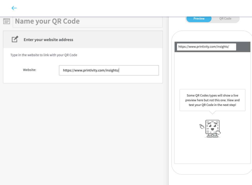 Name the QR Code