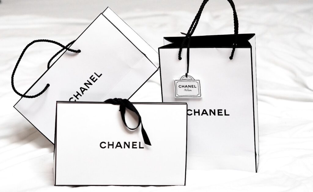 White and black Chanel