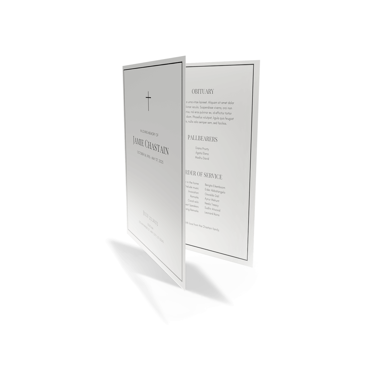 Print Funeral Brochures