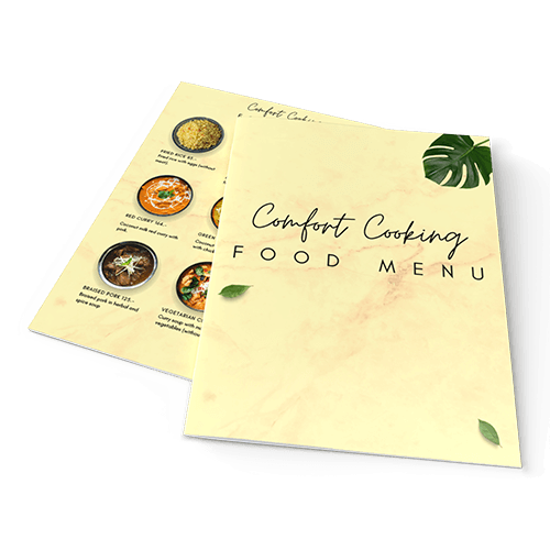 Print Menu Booklets