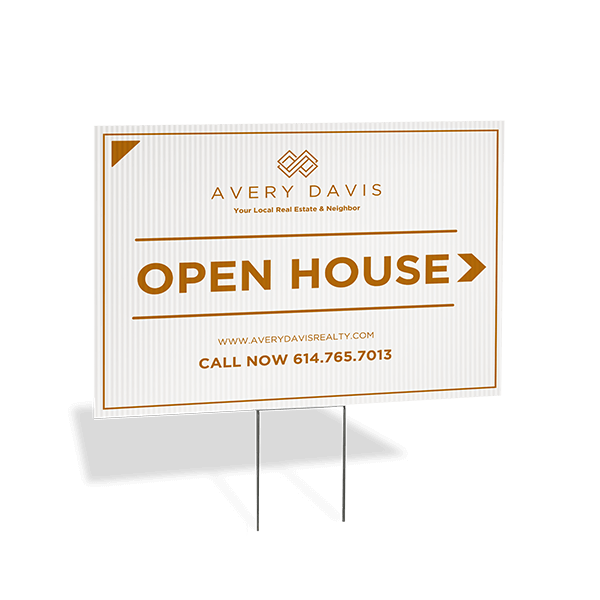 Print Open House Yard Signs
