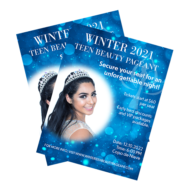 Print Pageant Flyers